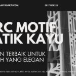 Desain GRC Motif Batik Kayu yang Unik dan Menarik