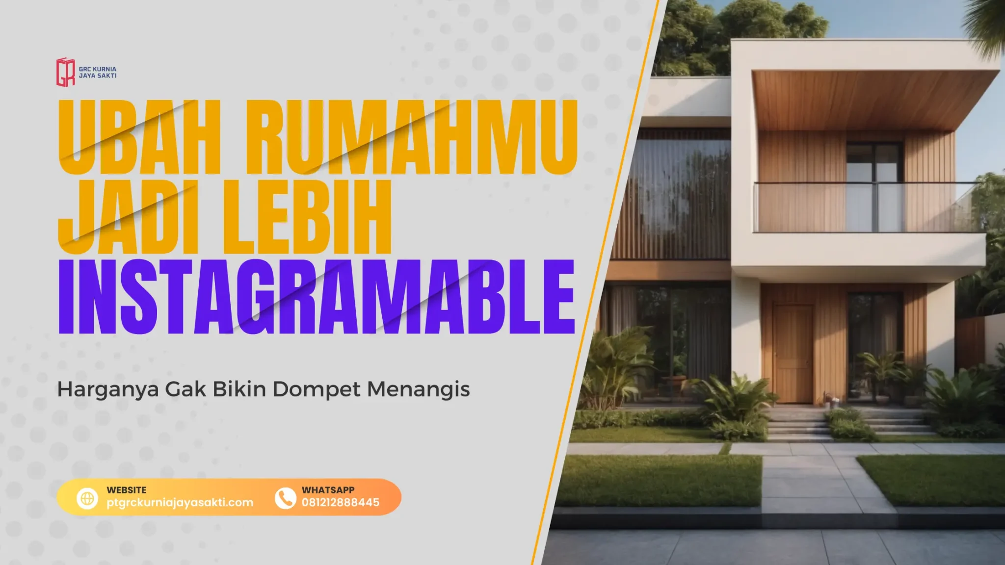 Harga Dinding Façade GRC per meter