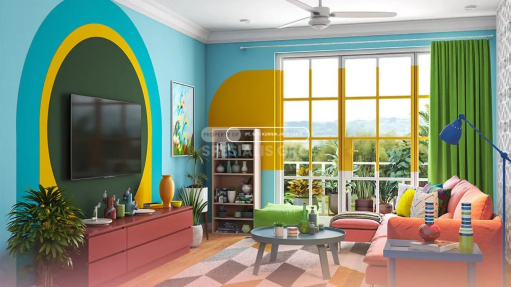 Sentuhan Warna Berani